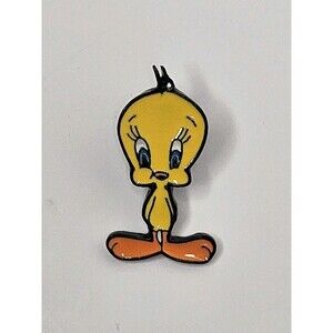 Tweety Bird Enamel Pin Looney Tunes WB Cartoon 1.25" Brooch